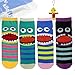kilofly Big Mouth Monster Socks Value Pack [Set of 4 Pairs], with Voodoo Doll
