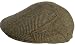 Wool Tweed Ivy Scally Cap Heavy Winter Khaki Fitted Flat Hat - Gold / Khaki / Rust / Blue