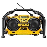 DEWALT DC011  Combination Work Site Radio and 7.2-Volt to 18-Volt Pod-Style Battery Charger