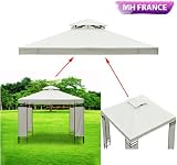 BÂCHE DE TOIT TOITURE RECHANGE POUR PAVILLON TONNELLE TENTE PARTY 3X3M NEUF 53CW