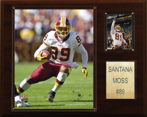 NFL Santana Moss Washington Redskins Player Plaque