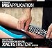THERABAND Kinesiology Tape, Waterproof Physio Tape for Muscle & Joint Support, Standard Roll with XactStretch Application Indicators, 2 Inch x 16.4 Foot Roll, Blue/Blue