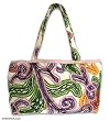 Cotton handbag, 'Exotic Tropic'