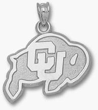 Buy Colorado Buffaloes 5 8 Ralphie Pendant - Sterling Silver Jewelry by LogoArt
