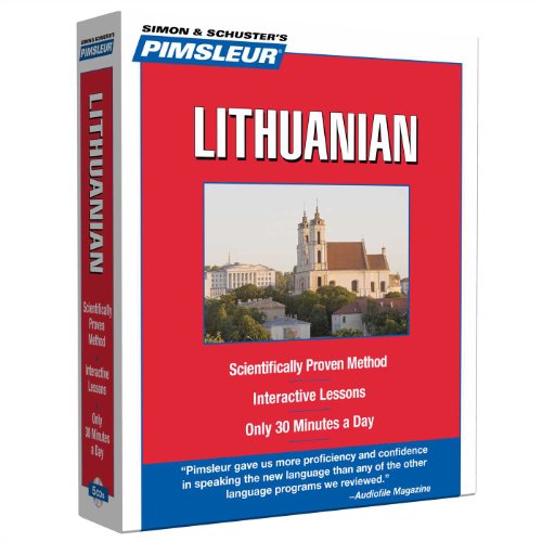 lithuanian compact learn to speak and understand lithuanian with pimsleur language programs