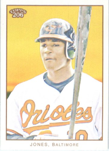 2009 Topps 206 #11 Adam Jones - Baltimore Orioles (Baseball Cards)