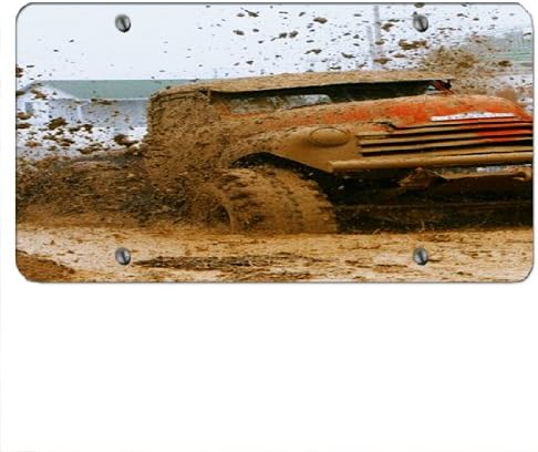 Classic Mud Truck - Car Tag License Plate