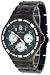 Ak Anne Klein Black IP Multi Function Diamond Bezel Watch #10/8377BKBK