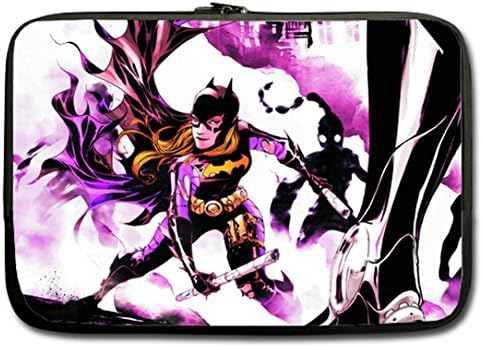 Twin Sides 15.6" Sleeve Bag Fits most Laptop and Macbook With Special Designed Bat Girl Image