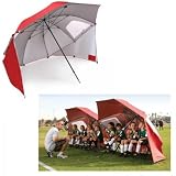 Sport Brella Beach Umbrella (Red) (54H x 3.5W x 3.5D)