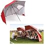 Sport Brella Beach Umbrella (Red) (54"H x 3.5"W x 3.5"D)