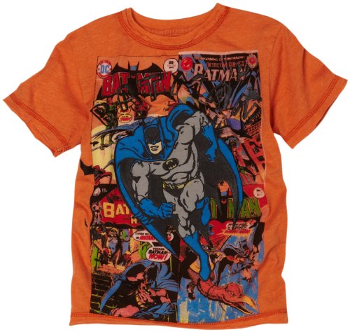 Dx-Xtreme Boys 2-7 Batman Mistic Tee, Heather Russet, 6