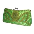 Beaded Sequins Evening Handbag Clutch Purse Party Wedding'