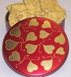 Scott's Cakes Macadamia Nut Brittle in a Heart Tin