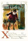 Art Poster, X is for Xmas - 18.75 x 27.5