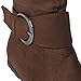 Journee Collection Kids Girls Buckle-Strap Mid-calf Riding Boots