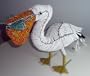 Beadworx by GrassRoots Beaded Pelican 9.5 tall