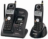 Panasonic KX-TG2632B 2.4 GHz FHSS GigaRange Digital Cordless Answering System with Dual Handsets