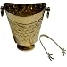 Brass Ice Bucket Wine Cooler/Champagne Chiller with Serving Tongs