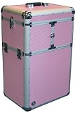 top 10 best selling bags and cases - Beauty Box Genoa Trolley Pink Cosmetics & Make up Trolley image 3