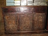 Antique Tribal Carving Sideboard Chest with Drawers India Furniture 59x39x20