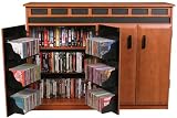 Top Load Media Cabinet - Black (Black) (37.25"H x 48.5"W x 13"D)