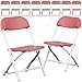 Flash Furniture 10 Pk. Kids Burgundy Plastic Folding Chair