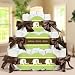 Baby Elephant - 3 Tier Personalized Square - Baby Shower Diaper Cake