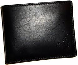 Men's Polo By Ralph Lauren Passcase Wallet Black w/ Logo