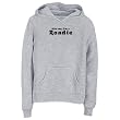 Sweatshirt Woman Heather Gray " Kiss Me, I Am Roadie " Occupations