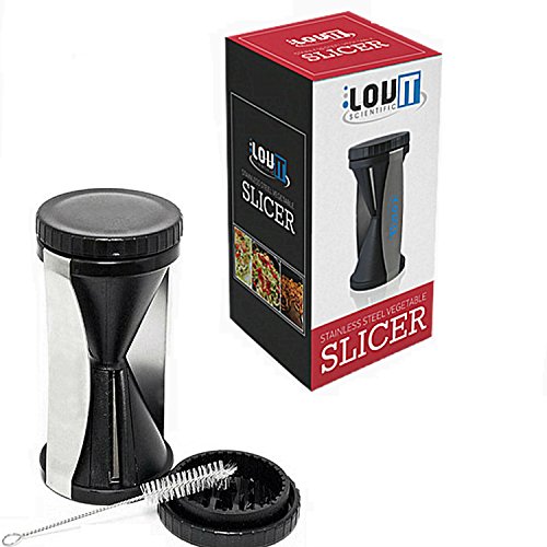 LovIT Vegetable Spiral Slicer - Vegetable Spiralizer for Zucchini Pasta Maker and Veggie Spaghetti and Noodle Maker- Black