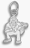 Purdue Boilermakers Pete 3/8 Charm - Sterling Silver Jewelry