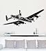 Vinyl Wall Decal Sticker World War II Bomber Plane #349