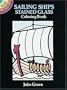 Sailing Ships Stained Glass Coloring Book (Dover Little Activity Books)