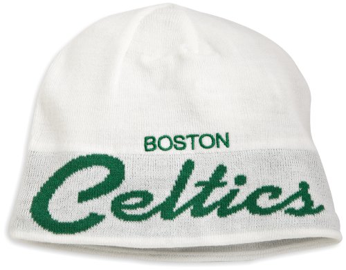 NBA Men's Anniversary Draft Knit Hat - Kf11Z, Boston Celtics, One Size , Boston Celtics , White