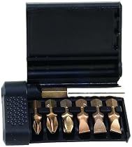 Vermont American 15487 7-Piece Extra-Hard Multi-Bit Phillips And Slotted Pocket Driver Set