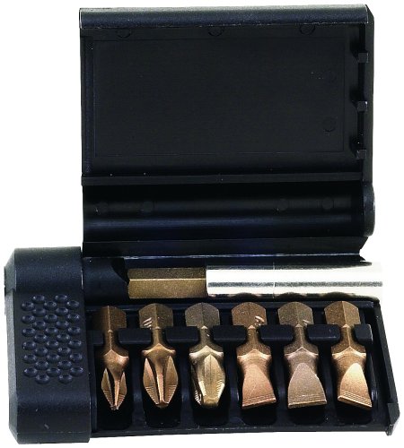 Vermont American 15487 7-Piece Extra-Hard Multi-Bit Phillips And Slotted Pocket Driver Set