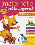 Tout le programme maternelle grande section : 5-6 ans