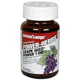 Nature's Herbs Power-Herbs Grape Seed-Power 100, Standardized Extract, Capsules, 30 capsules (Pack of 2)