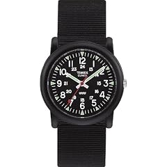 [タイメックス]TIMEX 腕時計 キャンパー ブラック文字盤 ブラックナイロンストラップ T18581 ユニセックス [正規輸入品]