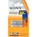 Sony Cycle Energy 900 mAh Ni-MH AAA Rechargeable Batteries