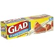 Glad Zipper Freezer Bags, 1 Gallon, 30-Count Bags, Case of 9 (270 Bags)