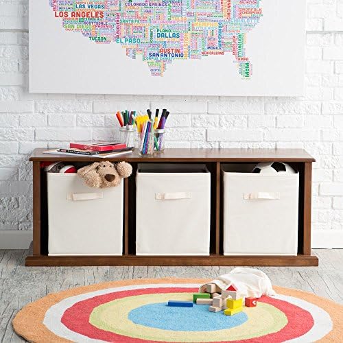 Classic Playtime Classic Playtime Storage Bench, Walnut, Wood