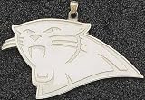 Carolina Panthers Giant Silver Pendant