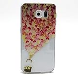 UNEXTATI Galaxy S6 Edge ケース 高級 TPU ハードカバー 超薄型ケース カバー 衝撃吸収 全面保護 脱着簡単 クリア 透明 Samsung Galaxy S6 Edgeカバー