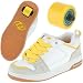 Sporting Goods : Heelys Whirl White/Gray/Yellow Roller Shoes Women's/Girls'