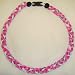 Pink White Tornado Necklace