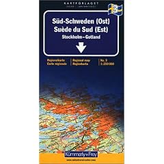 K�mmerly & Frey Karten, S�d-Schweden (Ost): Stockholm - Gotland: Vastervik, Avesta, Uppsala (Regional Maps - Sweden)