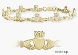 Yellow Gold Claddagh Bracelet