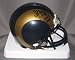 Marshall Faulk Autographed/Hand Signed St. Louis Rams Mini Helmet w/ 2000 MVP
